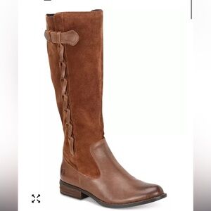 Born Cook Brown Knee-High Riding Women's Boots Size 10M